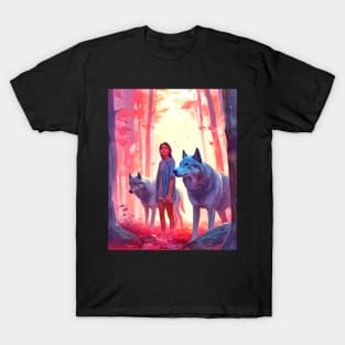 That girl who communicated with Wolves T-Shirt